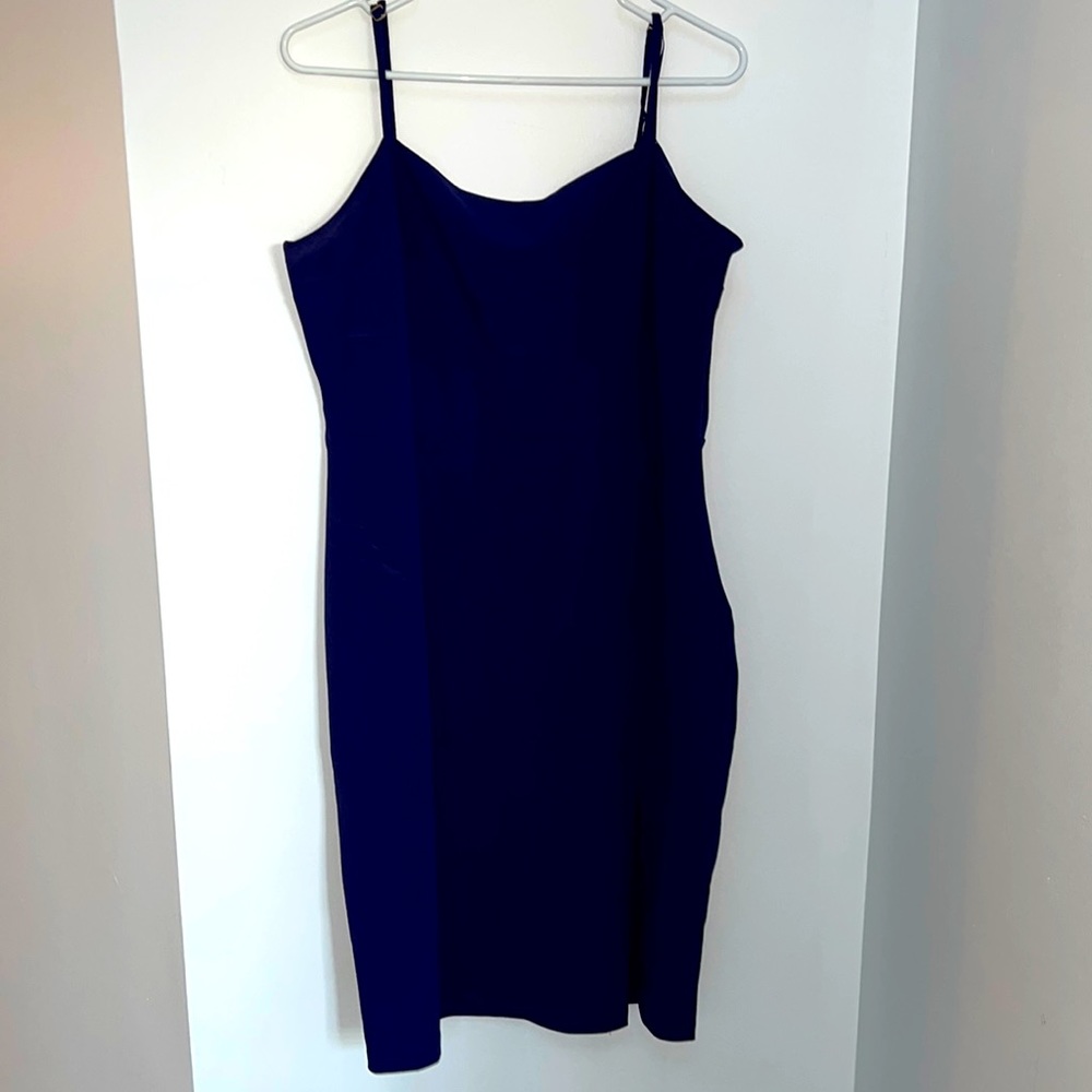 Express Dress in Dark Cobalt Blue